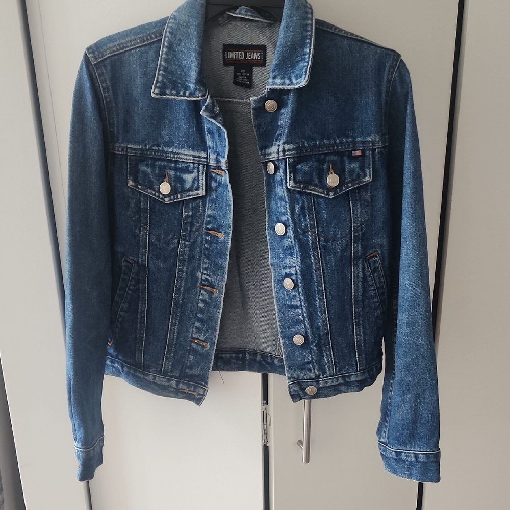 The Limited Dark Blue Denim Jacket